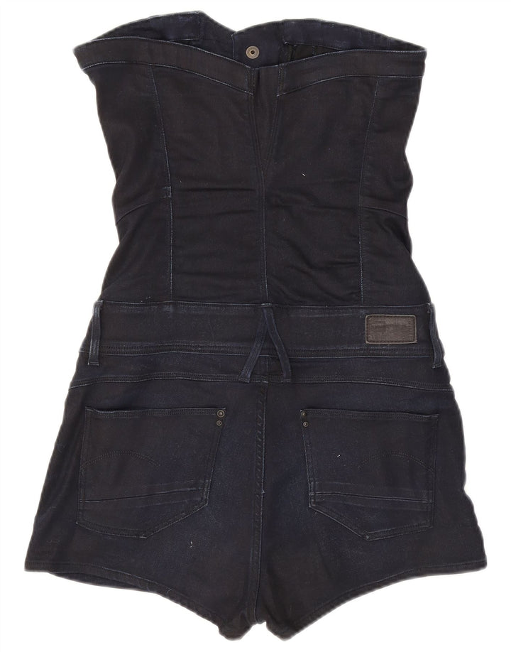 G-Star Combishort sans bretelles pour femme UK 12 Bleu marine moyen Lyocell