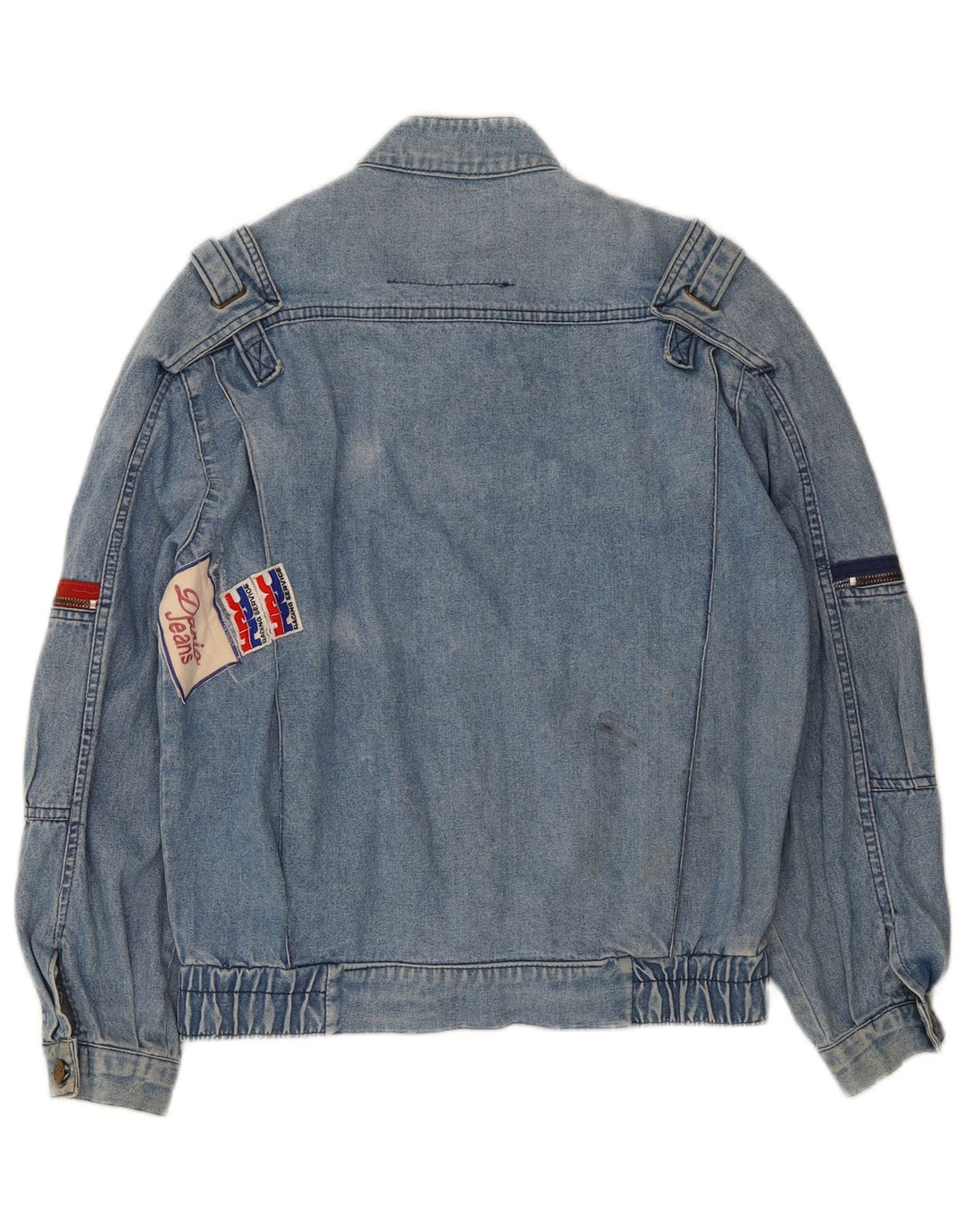 POP 84 Veste en jean pour homme UK 36 Petit Bleu