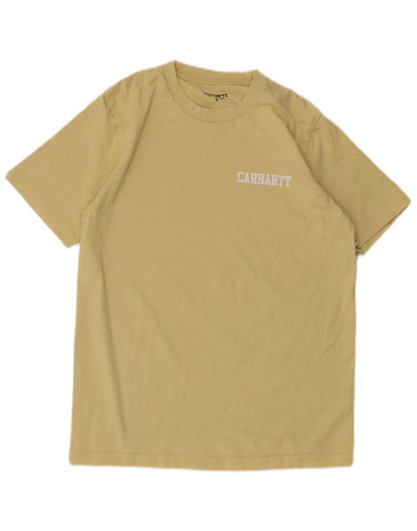 Carhartt T-Shirt Homme Haut Petit Coton Jaune