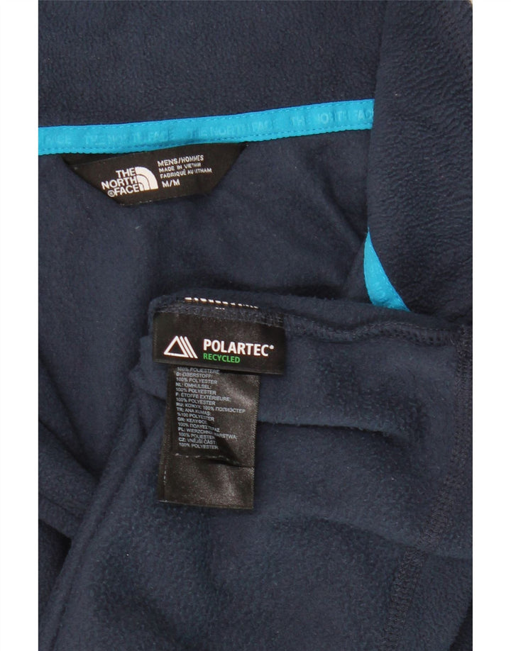 THE NORTH FACE Pull Polaire Col Zippé Homme Bleu Marine Moyen Polyester