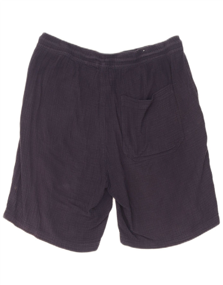 Zara Short Sport Homme Bleu Marine Moyen Coton