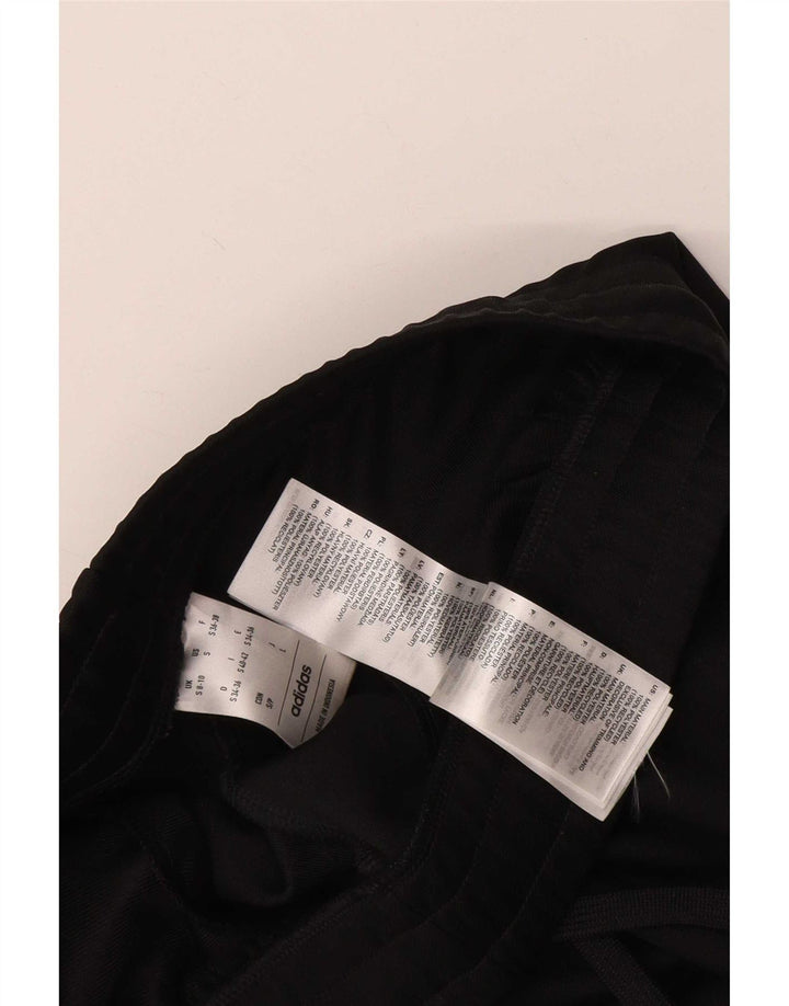 Adidas Pantalon de survêtement pour femme UK 8/10 Small Noir Polyester