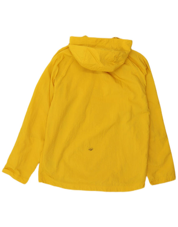 Adidas Veste de pluie à capuche pour homme UK 36 Petit nylon jaune