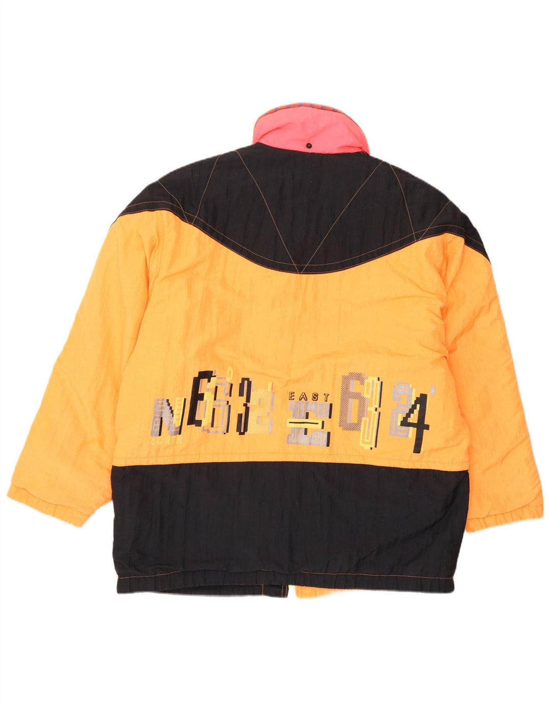 Luhta Veste de ski graphique pour femme UK 18 XL Jaune Colourblock