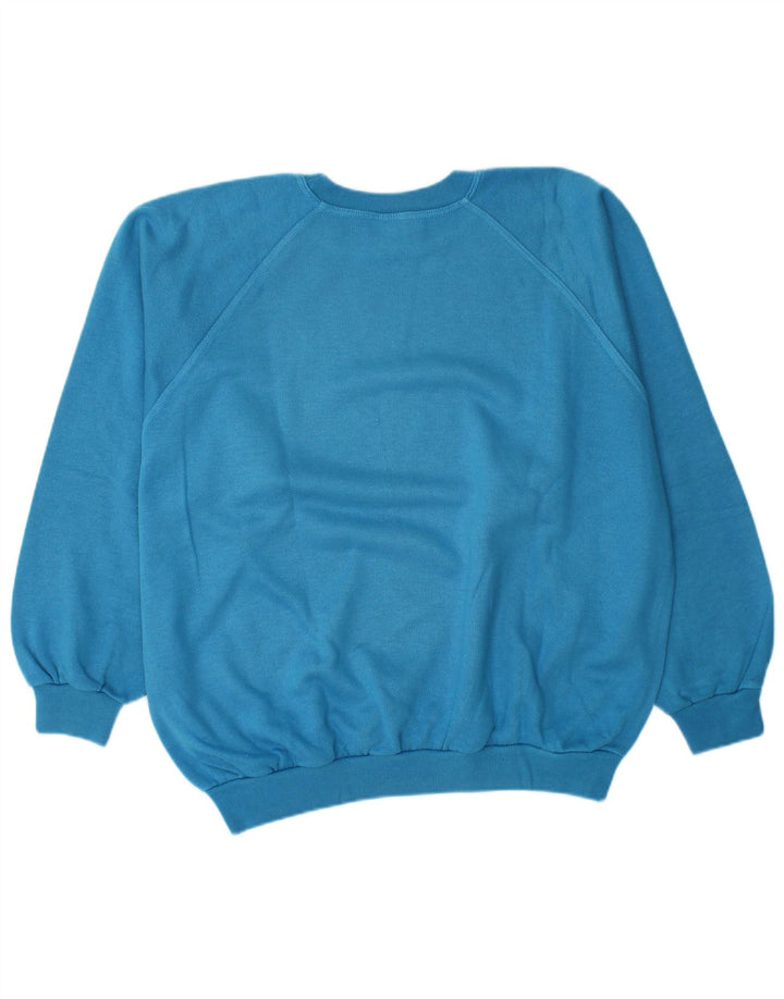 Parmalat Sweat-shirt graphique pour homme en coton bleu Taille L
