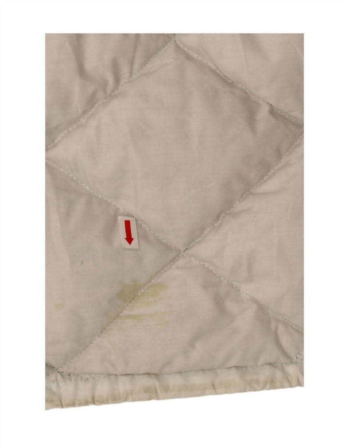 Dolomite Veste matelassée réversible à capuche pour homme UK 36 Small Blanc Polyester