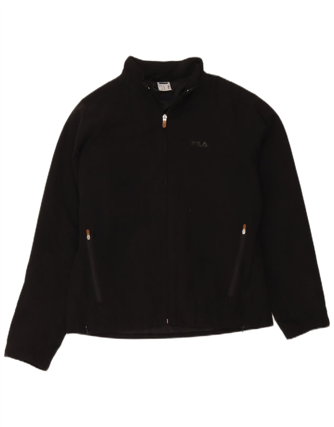 Fila Veste coupe-vent pour femme UK 14 Medium Noir Polyester