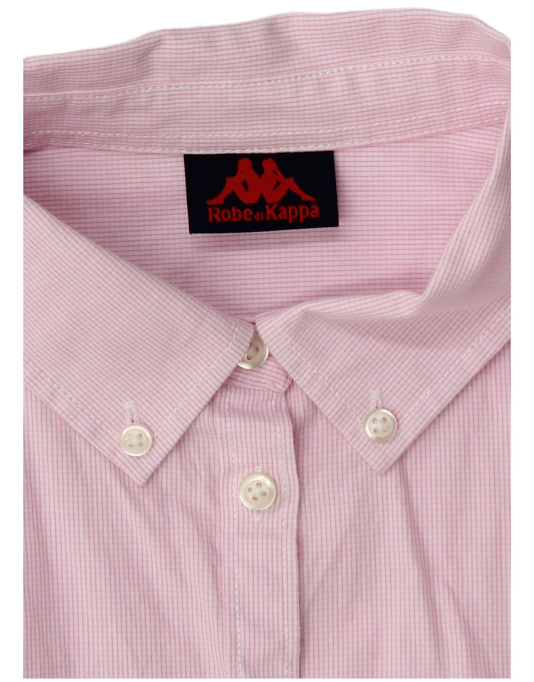 Kappa Chemise Femme UK 16 Grand Coton à Carreaux Rose