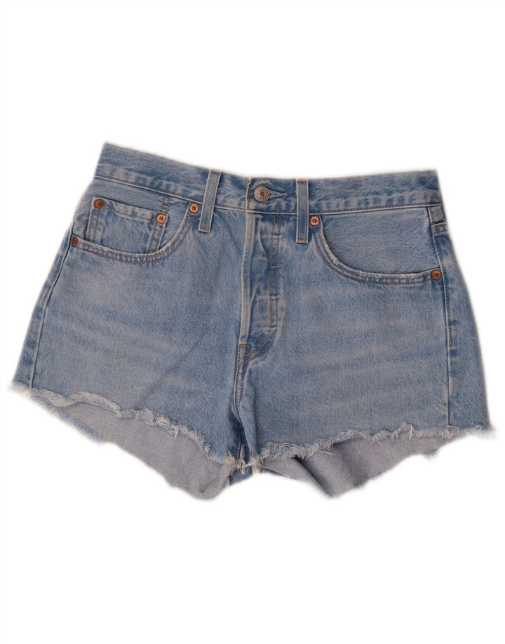 Levi's 501 Denim Hot Pants W26 Small Bleu Coton Femme