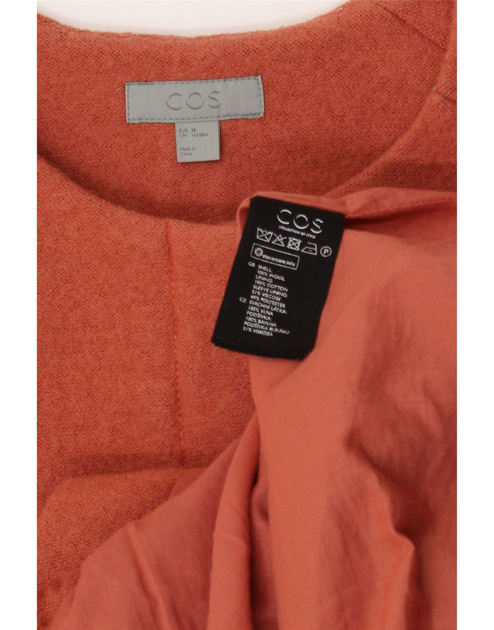 Cos Manteau Femme EU 38 Laine Rose Moyen