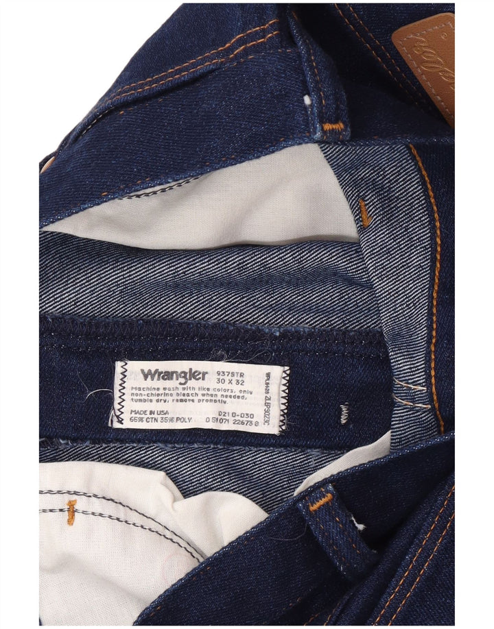 Wrangler Jean Slim Homme W30 L32 Bleu Marine Coton