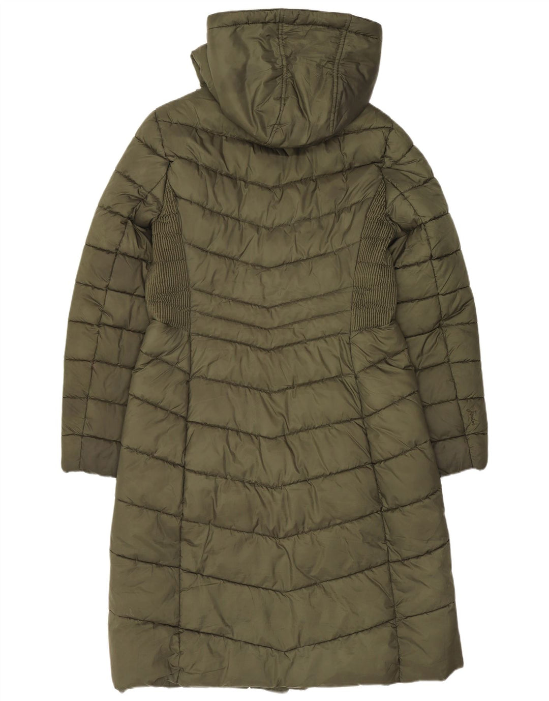 Joules Manteau rembourré à capuche pour femme UK 12 Medium Kaki Polyester