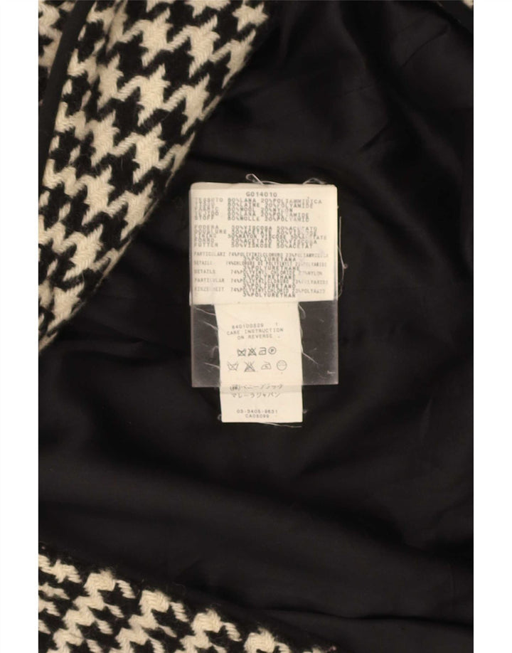 Penny Black Manteau coupe classique pour femme IT 38 XS en laine pied-de-poule