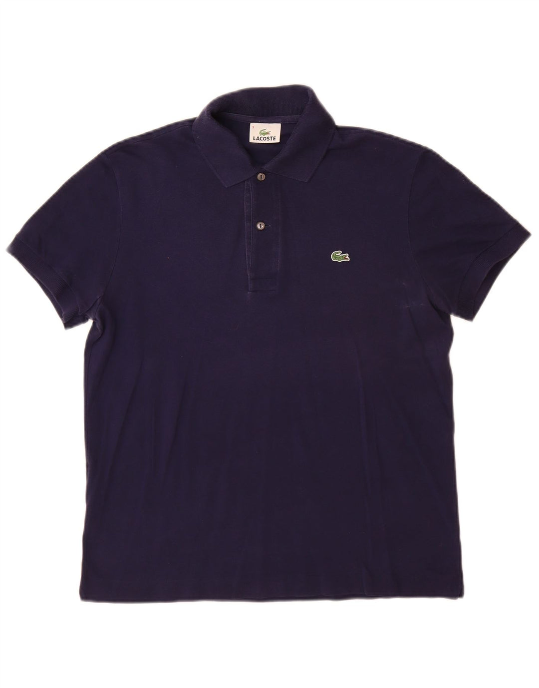 Lacoste Polo Homme Taille 3 Petit Coton Bleu Marine