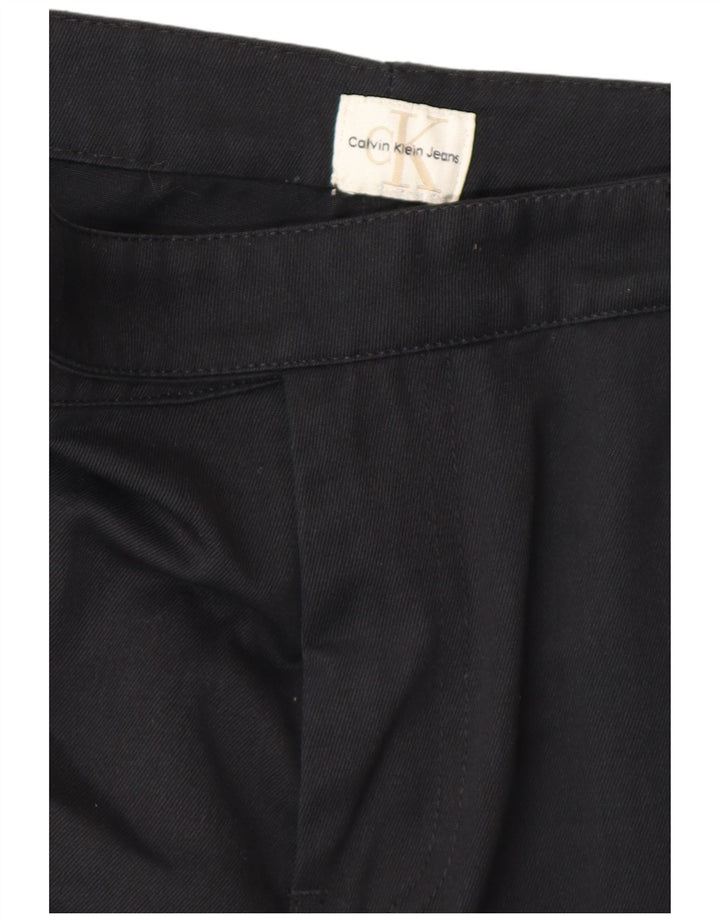 CALVIN KLEIN Pantalon de Costume Droit Homme W30 L34 Noir