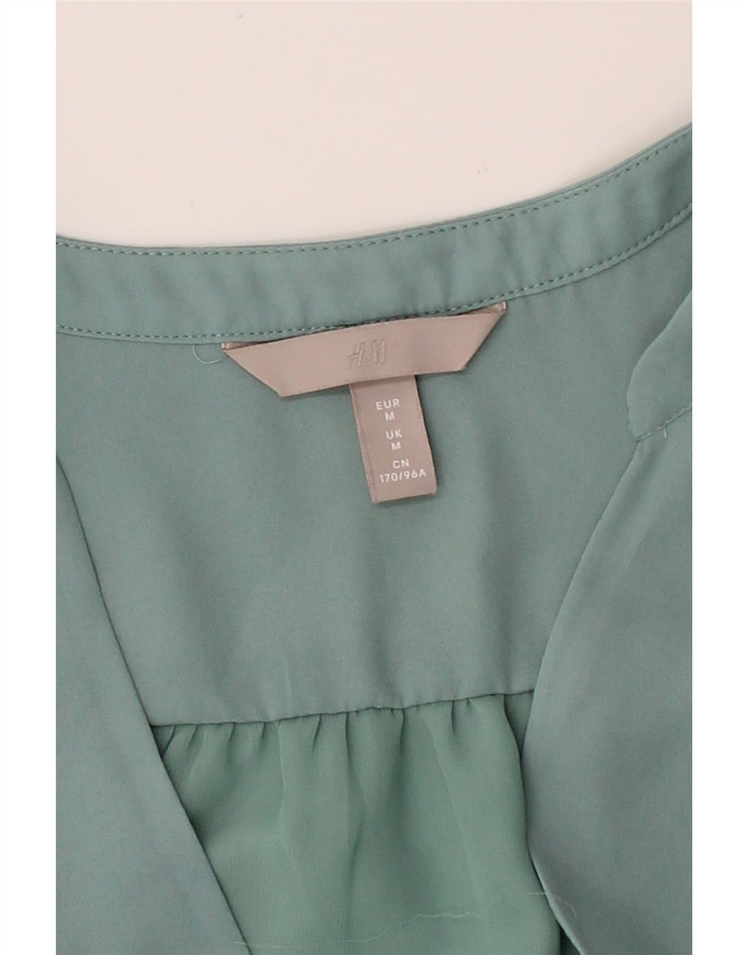 H&M Womens Sleeveless Sheath Dress UK 14 Medium Green Polyester Vintage H&M and Second-Hand H&M from Messina Hembry 