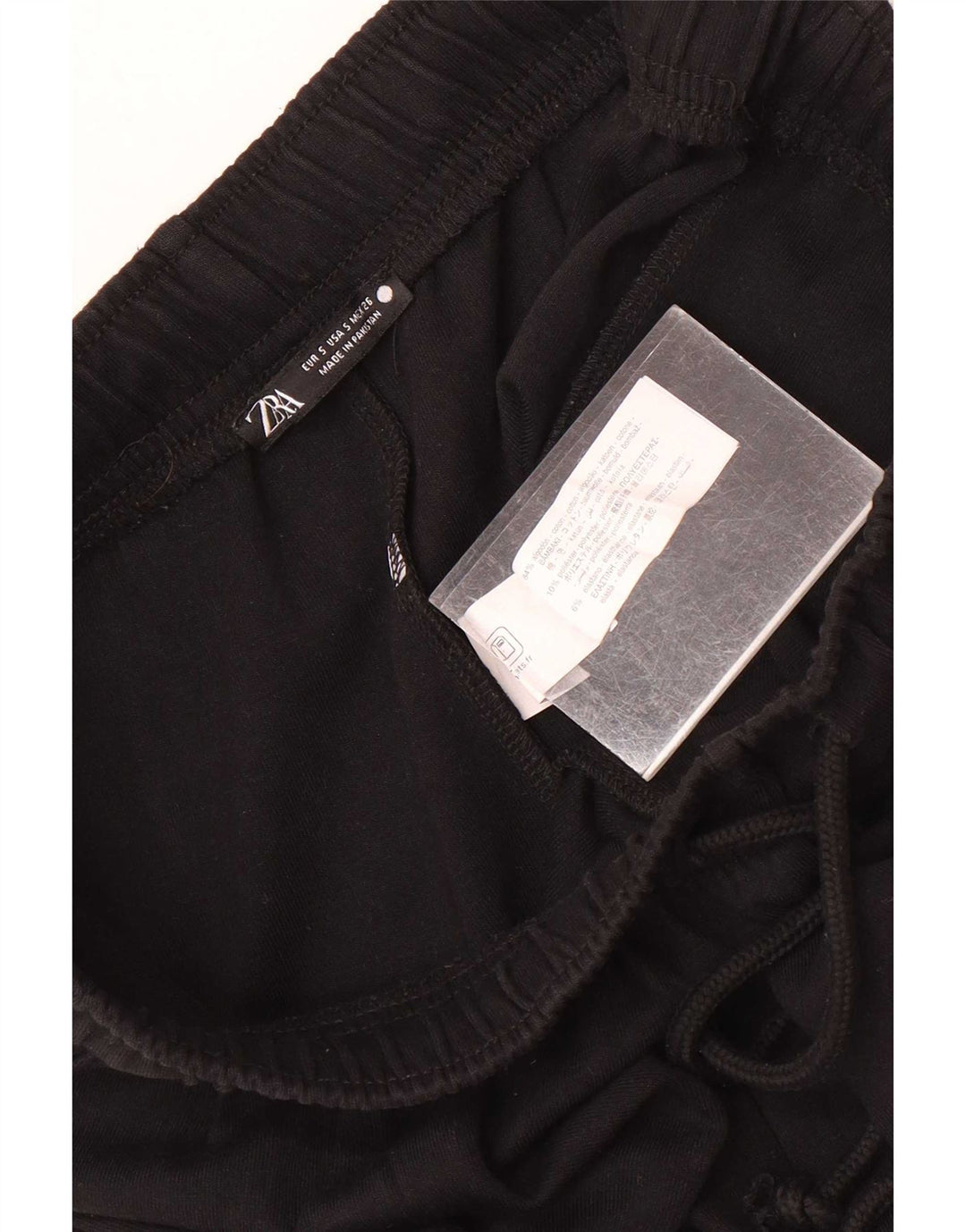 Zara Pantalon De Survêtement Homme Petit Noir Coton