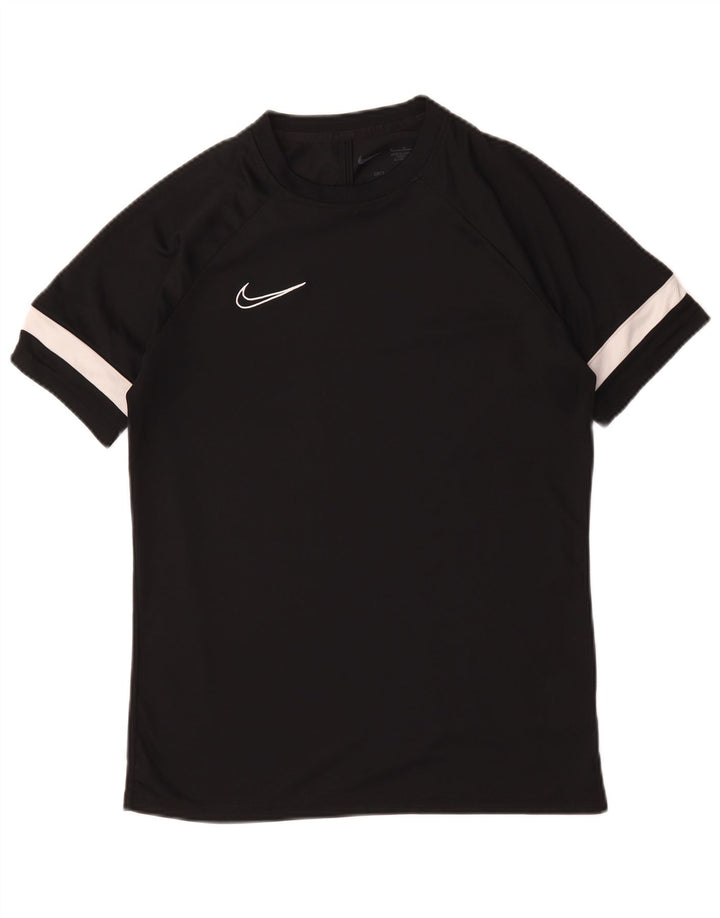 Nike Hommes Dri Fit T-Shirt Haut Noir Colorblock Polyester