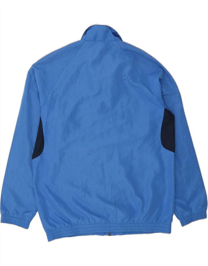ADIDAS Mens Tracksuit Top Jacket UK 42/44 Large Blue Colourblock Polyester Vintage Adidas and Second-Hand Adidas from Messina Hembry 