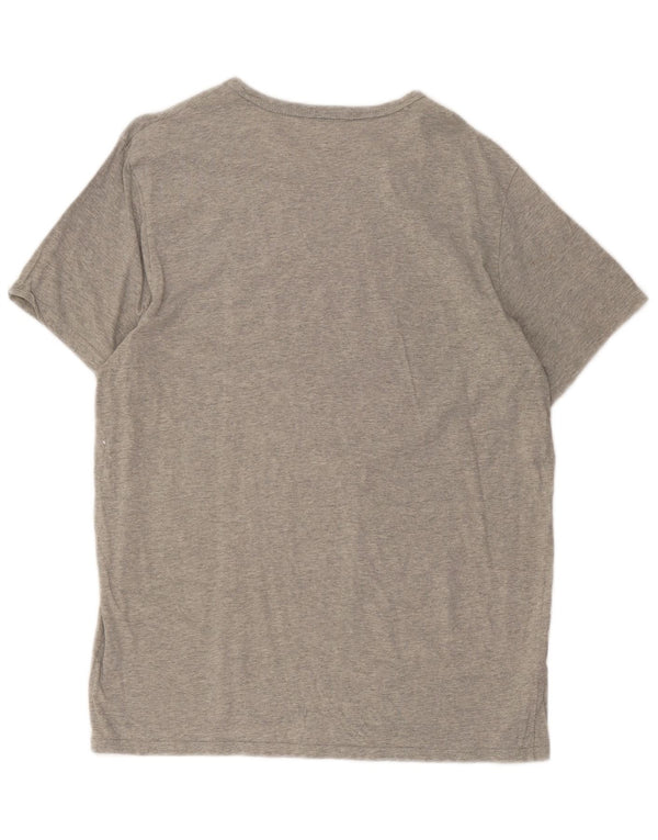 Calvin Klein T-shirt graphique pour hommes, grand, gris, coton