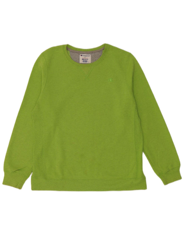 Champion Sweat-shirt pour femme UK 18 XL Vert Coton