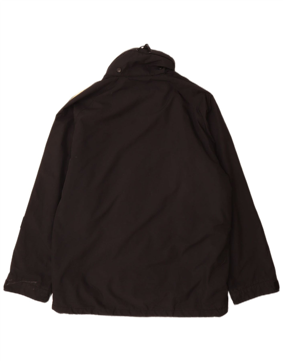 Adidas Veste coupe-vent à capuche pour homme UK 40/42 Medium Noir Polyamide