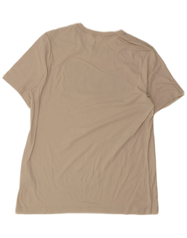 Nike T-shirt graphique pour homme en coton beige Taille L