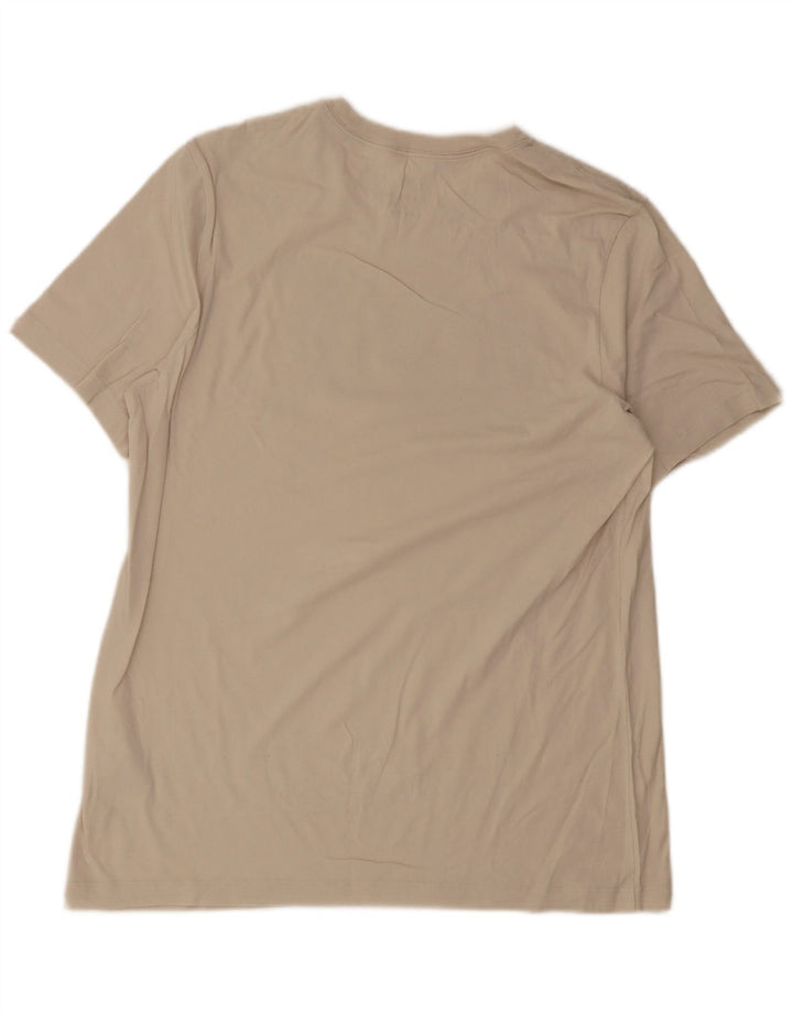 Nike T-shirt graphique pour homme en coton beige Taille L