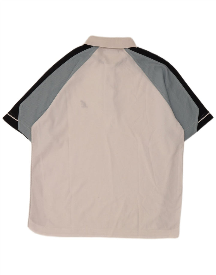 AUSTRALIAN L'ALPINA Polo Homme Grand Blanc Colorblock Polyester
