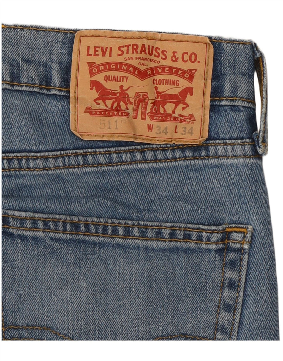 Levi's Jean Slim 511 Homme Bleu W34 L32