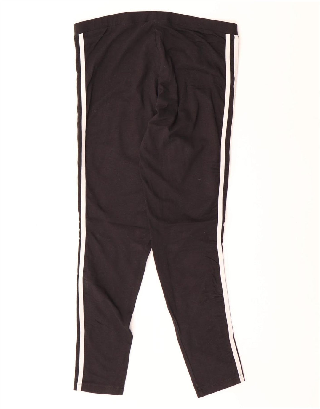 Adidas Leggings Femme UK 14 Coton Noir Moyen