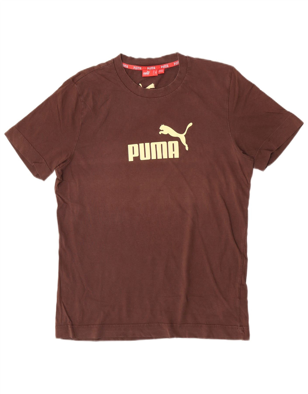 Puma T-Shirt Graphique Homme Marron Moyen