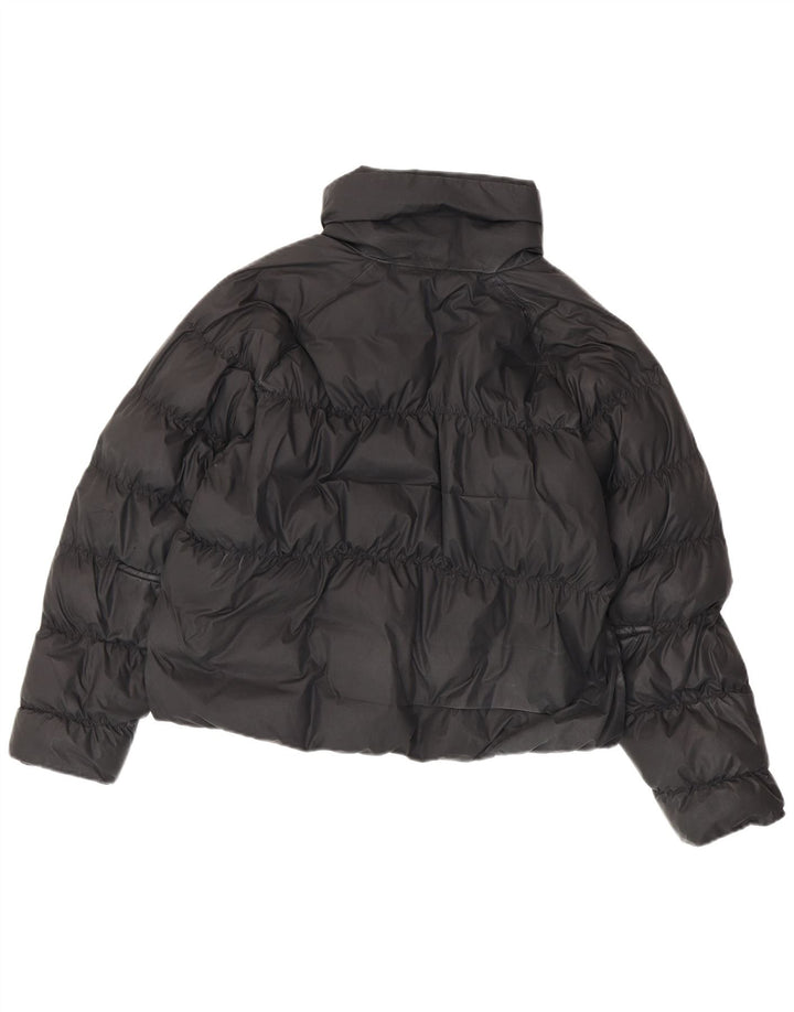 Veste matelassée surdimensionnée Nike pour femme UK 10 Small Noir Polyester