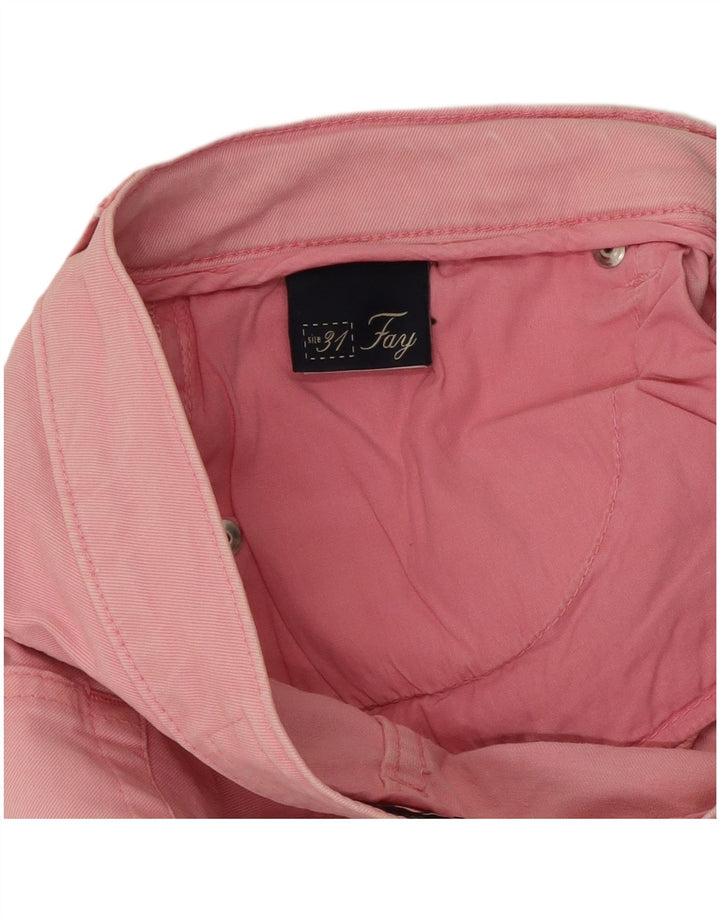 Fay Jean droit femme W31 L27 coton rose