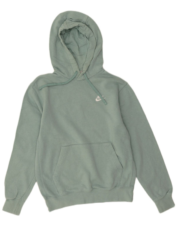 Nike Pull à capuche surdimensionné pour femme UK 10 Petit coton vert