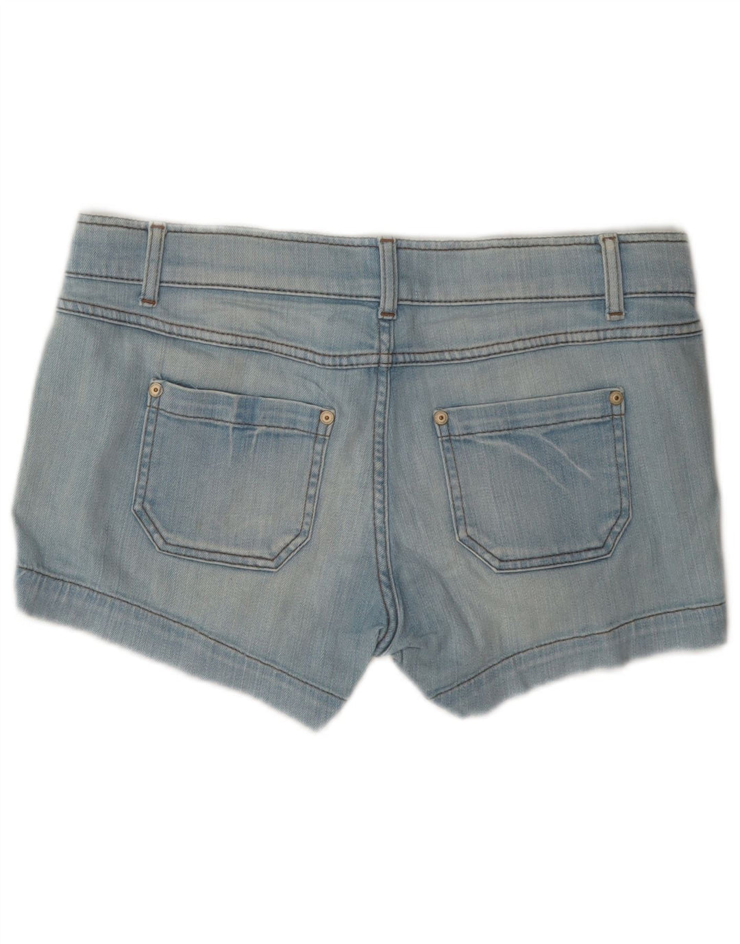 Benetton Short En Jean W32 Large Bleu Femme