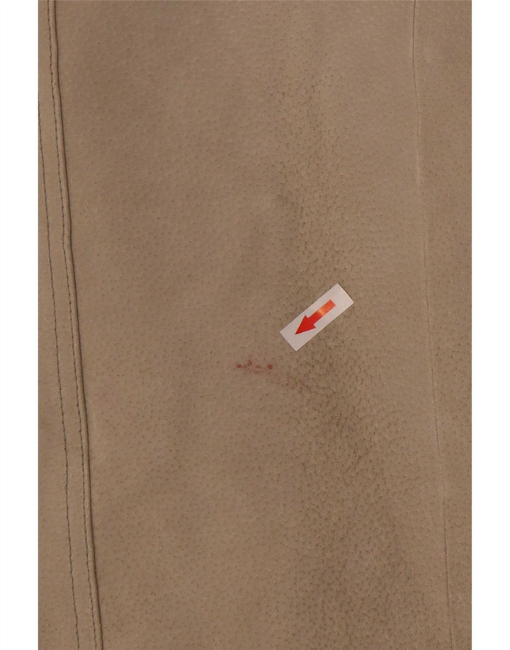 M. Flues Surchemise Homme Chemise En Daim Large Cuir Beige