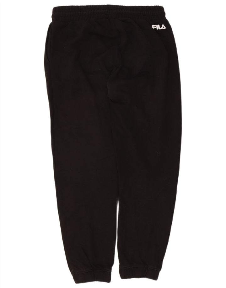 FILA Pantalon de Survêtement Graphique Joggers Homme Noir Moyen Coton