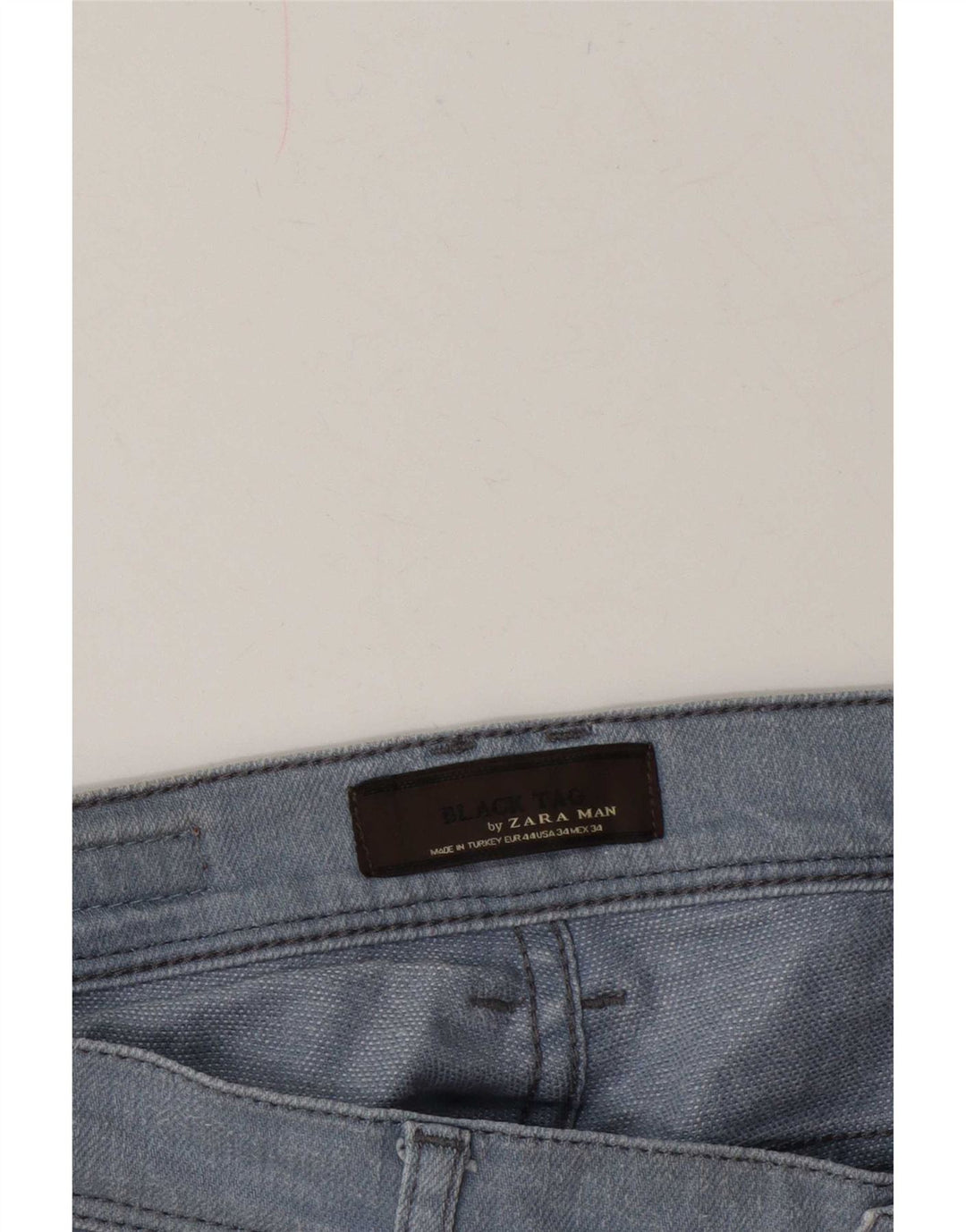 Zara Jean slim pour homme EU 44 Large W34 L32 Bleu