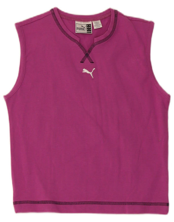 Puma Débardeur Fille 13-14 ans Violet Coton