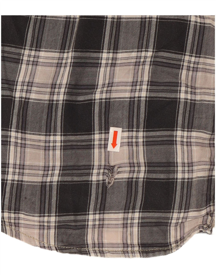 Marlboro Classics Chemise Femme IT 46 Grand Carreau Noir