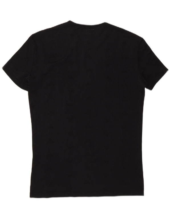 Emporio Armani T-shirt pour femme UK 14 Medium Noir