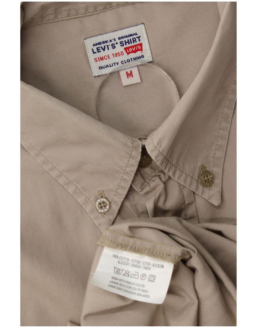 Levi's Chemise Homme Gris Moyen Coton