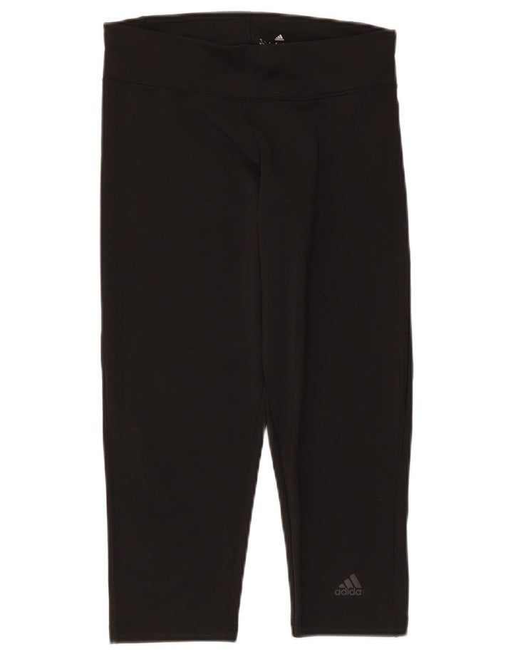Adidas Climalite Capri Leggings pour femme UK 8/10 Petit Noir