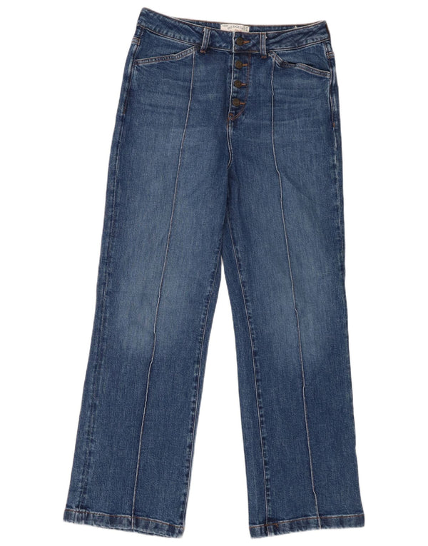 Fat Face Jean Elise à jambe large pour femme UK 12 Medium W32 L30 Bleu Coton