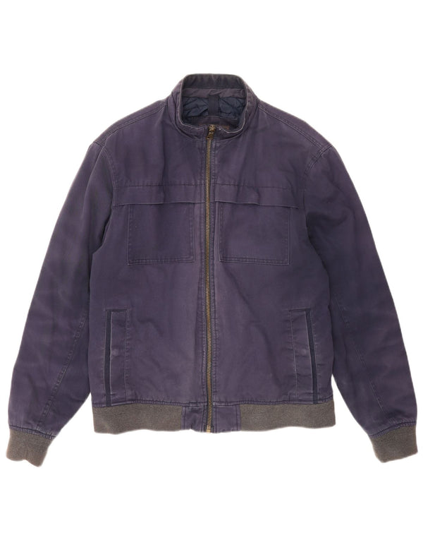 Marks & Spencer Veste Bomber Homme UK 38 Bleu Marine Moyen