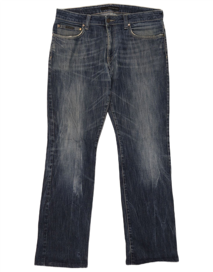 Calvin Klein Jean droit homme W34 L31 bleu marine