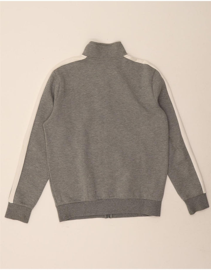 Puma Veste de survêtement pour homme en coton color block Taille L Gris