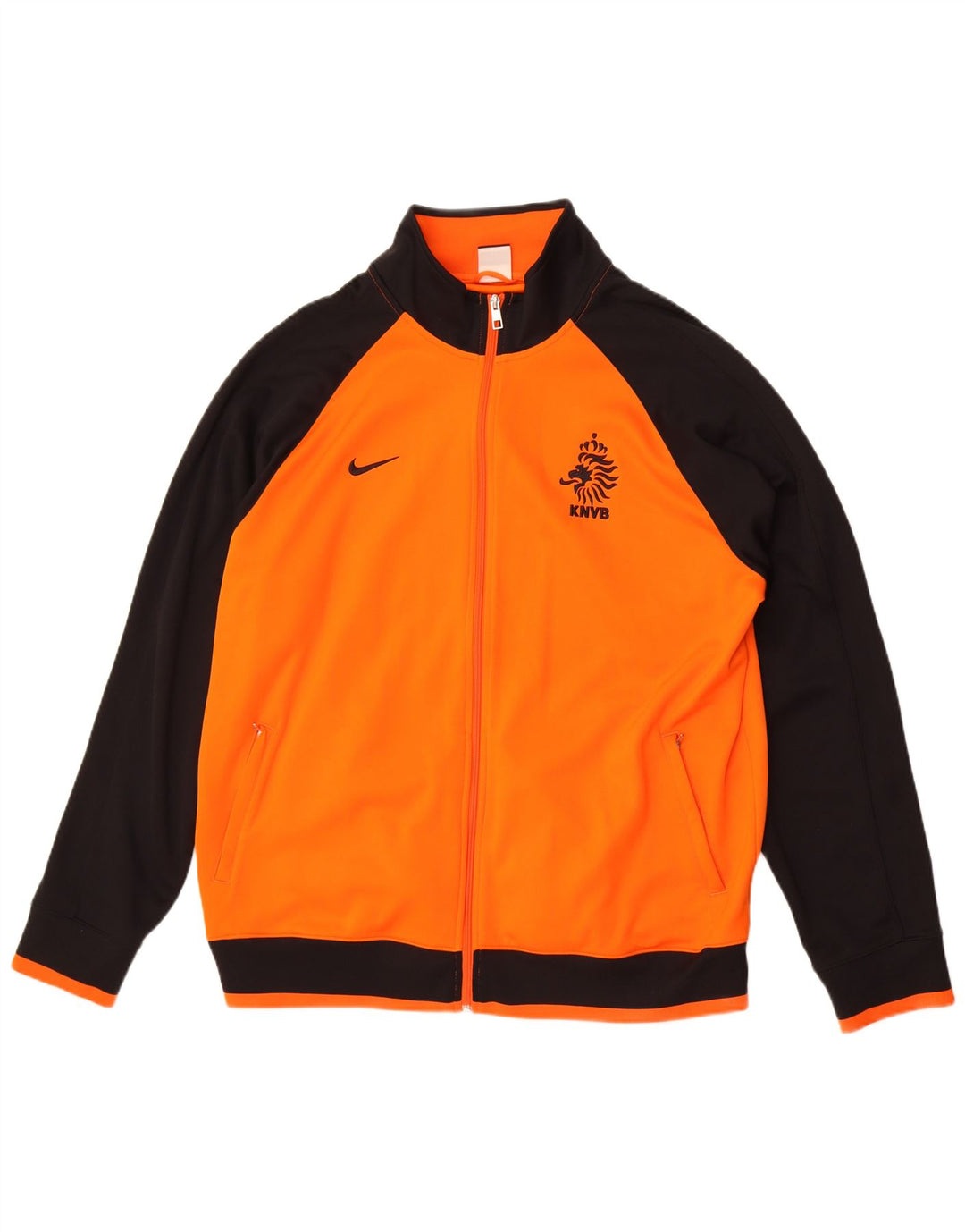 Nike Hommes KNVB Graphic Survêtement Top Veste 2XL Orange Colorblock
