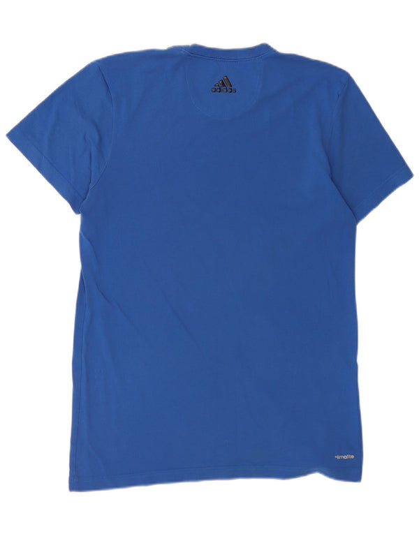 Adidas T-Shirt Climalite Graphic Homme Bleu Moyen